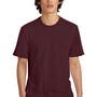 District Mens Perfect Weight Short Sleeve Crewneck T-Shirt - Maroon - NEW