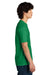 District DT104 Mens Perfect Weight Short Sleeve Crewneck T-Shirt Meadow Green Model Side