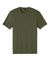 District DT104 Mens Perfect Weight Short Sleeve Crewneck T-Shirt Military Green Flat Front