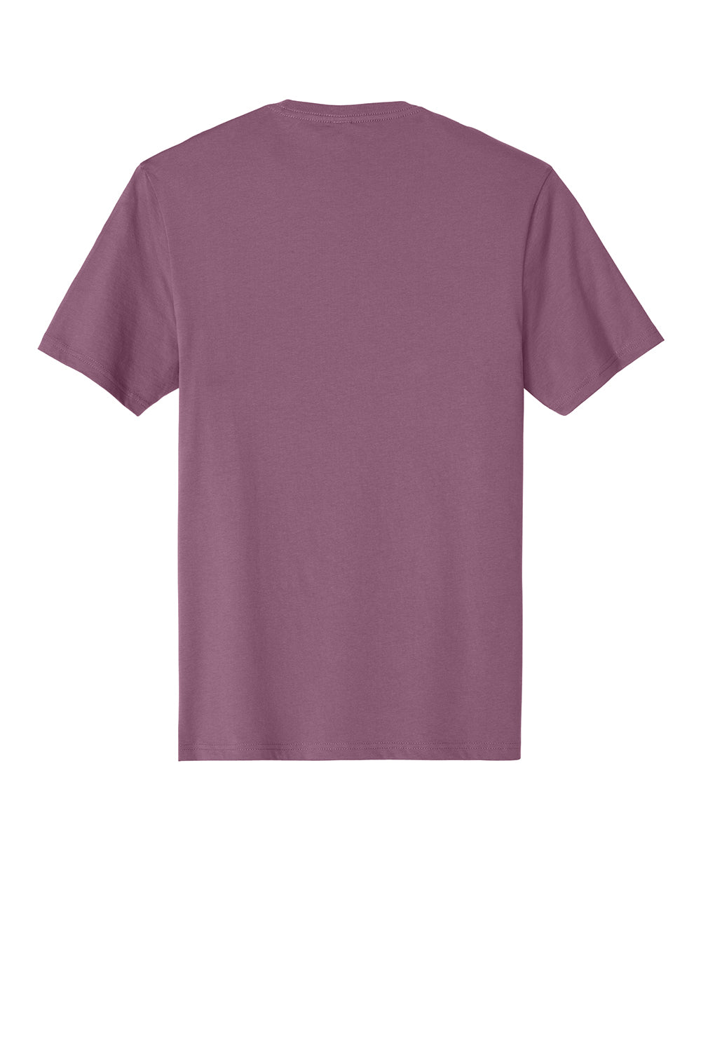 District DT104 Mens Perfect Weight Short Sleeve Crewneck T-Shirt Orchid Haze Flat Back