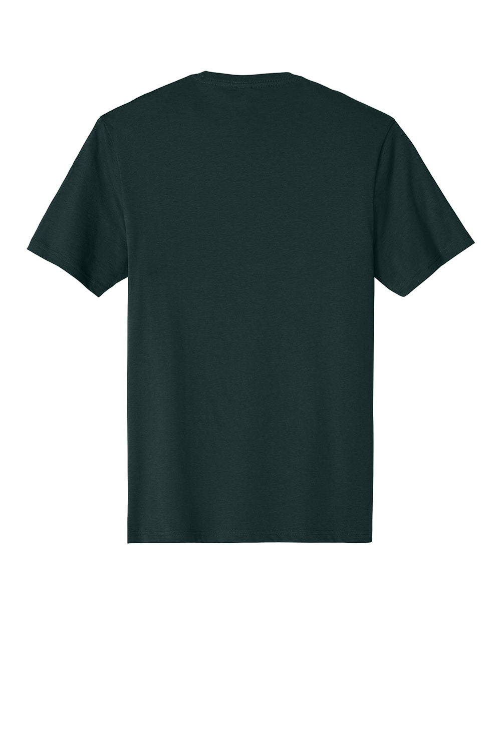 District DT104 Mens Perfect Weight Short Sleeve Crewneck T-Shirt Rainforest Green Flat Back