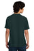 District DT104 Mens Perfect Weight Short Sleeve Crewneck T-Shirt Rainforest Green Model Back