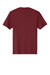 District DT104 Mens Perfect Weight Short Sleeve Crewneck T-Shirt Sangria Red Flat Back