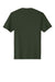 District DT104 Mens Perfect Weight Short Sleeve Crewneck T-Shirt Thyme Green Flat Back