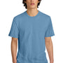 District Mens Perfect Weight Short Sleeve Crewneck T-Shirt - Tundra Blue - NEW