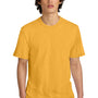 District Mens Perfect Weight Short Sleeve Crewneck T-Shirt - Warm Gold - NEW