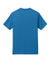 District DT106 Mens Perfect Weight Icon Short Sleeve Crewneck T-Shirt Bright Blue Flat Back