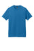 District DT106 Mens Perfect Weight Icon Short Sleeve Crewneck T-Shirt Bright Blue Flat Front