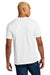 District DT106 Mens Perfect Weight Icon Short Sleeve Crewneck T-Shirt Bright White Model Back