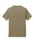 District DT106 Mens Perfect Weight Icon Short Sleeve Crewneck T-Shirt Dune Brown Flat Back