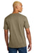 District DT106 Mens Perfect Weight Icon Short Sleeve Crewneck T-Shirt Dune Brown Model Back