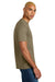 District DT106 Mens Perfect Weight Icon Short Sleeve Crewneck T-Shirt Dune Brown Model Side