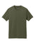 District DT106 Mens Perfect Weight Icon Short Sleeve Crewneck T-Shirt Military Green Flat Front