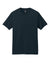 District DT106 Mens Perfect Weight Icon Short Sleeve Crewneck T-Shirt New Navy Blue Flat Front