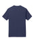 District DT106 Mens Perfect Weight Icon Short Sleeve Crewneck T-Shirt Tanzanite Blue Flat Back