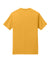 District DT106 Mens Perfect Weight Icon Short Sleeve Crewneck T-Shirt Warm Gold Flat Back