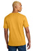 District DT106 Mens Perfect Weight Icon Short Sleeve Crewneck T-Shirt Warm Gold Model Back