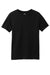 District DT108Y Youth Perfect Blend CVC Short Sleeve Crewneck T-Shirt Black Flat Front