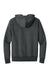 District DT1101 Mens Perfect Weight Fleece Hooded Sweatshirt Hoodie Heather Charcoal Grey Flat Back