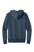 District DT1101 Mens Perfect Weight Fleece Hooded Sweatshirt Hoodie Heather Navy Blue Flat Back