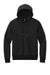 District DT1101 Mens Perfect Weight Fleece Hooded Sweatshirt Hoodie Jet Black Flat Front