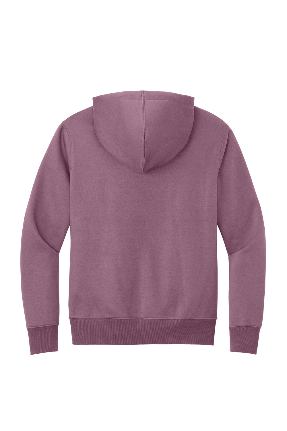 District DT1101 Mens Perfect Weight Fleece Hooded Sweatshirt Hoodie Orchid Haze Flat Back