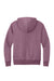 District DT1101 Mens Perfect Weight Fleece Hooded Sweatshirt Hoodie Orchid Haze Flat Back