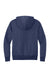 District DT1101 Mens Perfect Weight Fleece Hooded Sweatshirt Hoodie Tanzanite Blue Flat Back