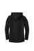 District DT1104 Womens Perfect Weight Fleece Full Zip Hooded Sweatshirt Hoodie Jet Black Flat Back