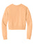 District DT1105 Womens Perfect Weight Fleece Cropped Crewneck Sweatshirt Apricot Orange Flat Back