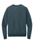 District DT1106 Mens Perfect Weight Fleece Crewneck Sweatshirt Deep Steel Blue Flat Back