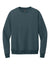 District DT1106 Mens Perfect Weight Fleece Crewneck Sweatshirt Deep Steel Blue Flat Front