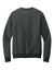 District DT1106 Mens Perfect Weight Fleece Crewneck Sweatshirt Heather Charcoal Grey Flat Back