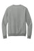 District DT1106 Mens Perfect Weight Fleece Crewneck Sweatshirt Heather Steel Grey Flat Back