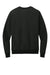 District DT1106 Mens Perfect Weight Fleece Crewneck Sweatshirt Jet Black Flat Back