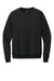 District DT1106 Mens Perfect Weight Fleece Crewneck Sweatshirt Jet Black Flat Front