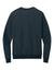 District DT1106 Mens Perfect Weight Fleece Crewneck Sweatshirt New Navy Blue Flat Back