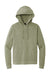 District DT1300 Mens Perfect Tri Fleece Hooded Sweatshirt Hoodie Military Green Frost Flat Front