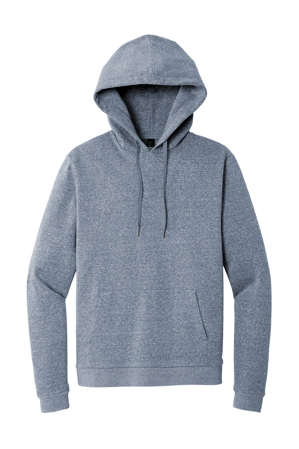 District DT1300 Mens Perfect Tri Fleece Hooded Sweatshirt Hoodie Navy Blue Frost Flat Front