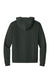 District DT1302 Mens Perfect Tri Fleece Full Zip Hooded Sweatshirt Hoodie Deepest Grey Flat Back