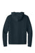 District DT1302 Mens Perfect Tri Fleece Full Zip Hooded Sweatshirt Hoodie New Navy Blue Flat Back