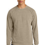 District Mens Perfect Tri Fleece Crewneck Sweatshirt - Heather Desert Tan