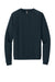 District DT1304 Mens Perfect Tri Fleece Crewneck Sweatshirt New Navy Blue Flat Front