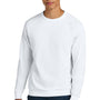 District Mens Perfect Tri Fleece Crewneck Sweatshirt - White