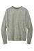 District DT1304 Mens Perfect Tri Fleece Crewneck Sweatshirt Grey Frost Flat Front