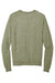 District DT1304 Mens Perfect Tri Fleece Crewneck Sweatshirt Military Green Frost Flat Back