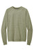 District DT1304 Mens Perfect Tri Fleece Crewneck Sweatshirt Military Green Frost Flat Front