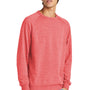 District Mens Perfect Tri Fleece Crewneck Sweatshirt - Red Frost