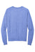 District DT1304 Mens Perfect Tri Fleece Crewneck Sweatshirt Royal Blue Frost Flat Back