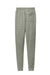 District DT1307 Mens Perfect Tri Fleece Jogger Sweatpants w/ Pockets Grey Frost Flat Back